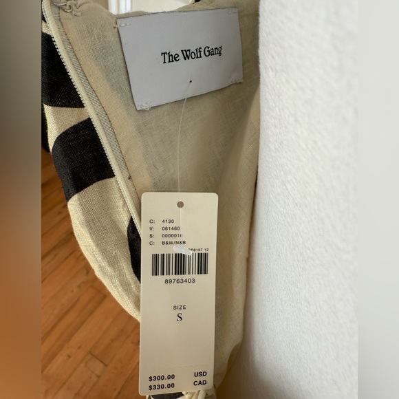 THE WOLF GANG MIRADOR LINEN MINI DRESS - Picture 6 of 9